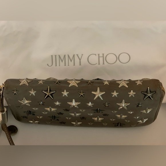 Jimmy Choo Filipa Star Studded Zip Around Long Wallet - Picture 3 of 10